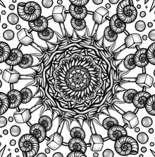 Snail Shells Colouring Page - full shading - scaled down 1280x974 horizontal